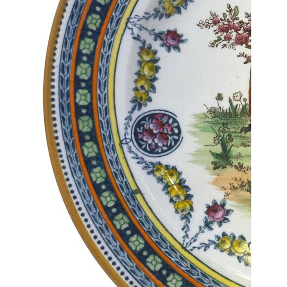 Wedgwood Antique 19th Century 'Garland' Kate Greenaway Etruria 10.25" Plate - Picture 3 of 8